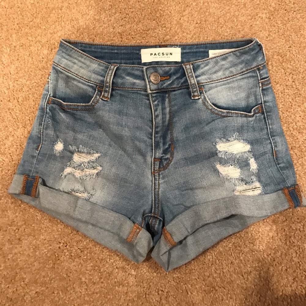 PacSun High Rise Jean Shorts